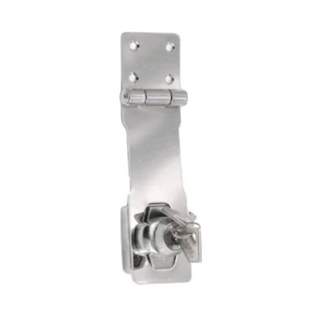 BELWITH 4-1/2"Chr Key Hasp Lock 3708